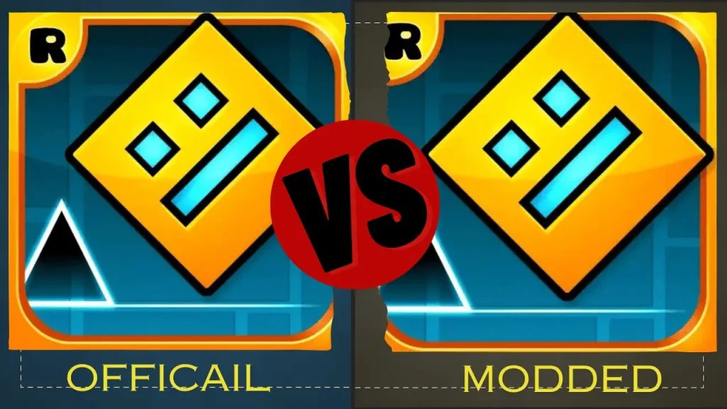 Geometry Dash Official vs Modded