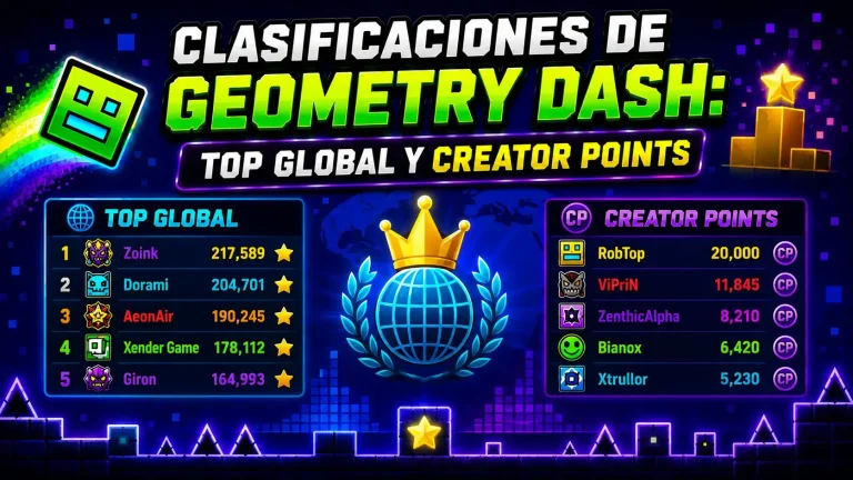 Clasificaciones de Geometry Dash