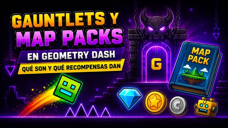 Gauntlets y Map Packs en Geometry Dash