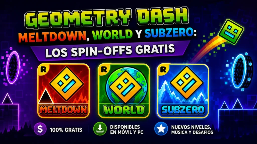 Geometry Dash Meltdown, World y SubZero