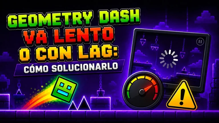 Geometry Dash Va Lento o con Lag