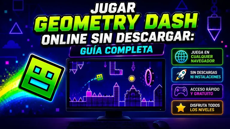 Jugar Geometry Dash Online Sin Descargar