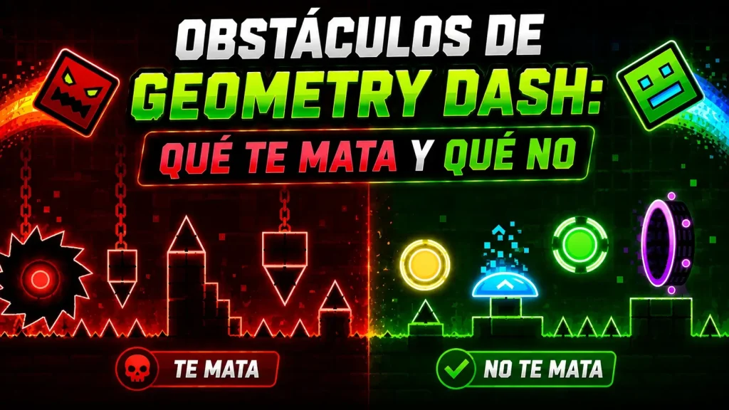 Obstáculos de Geometry Dash