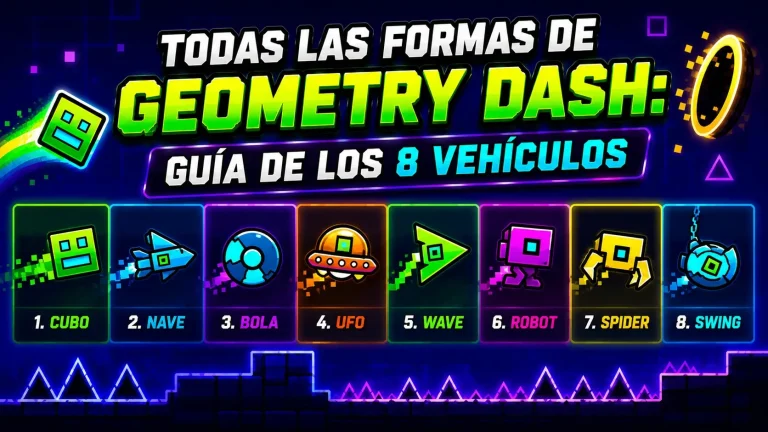 Todas las Formas de Geometry Dash